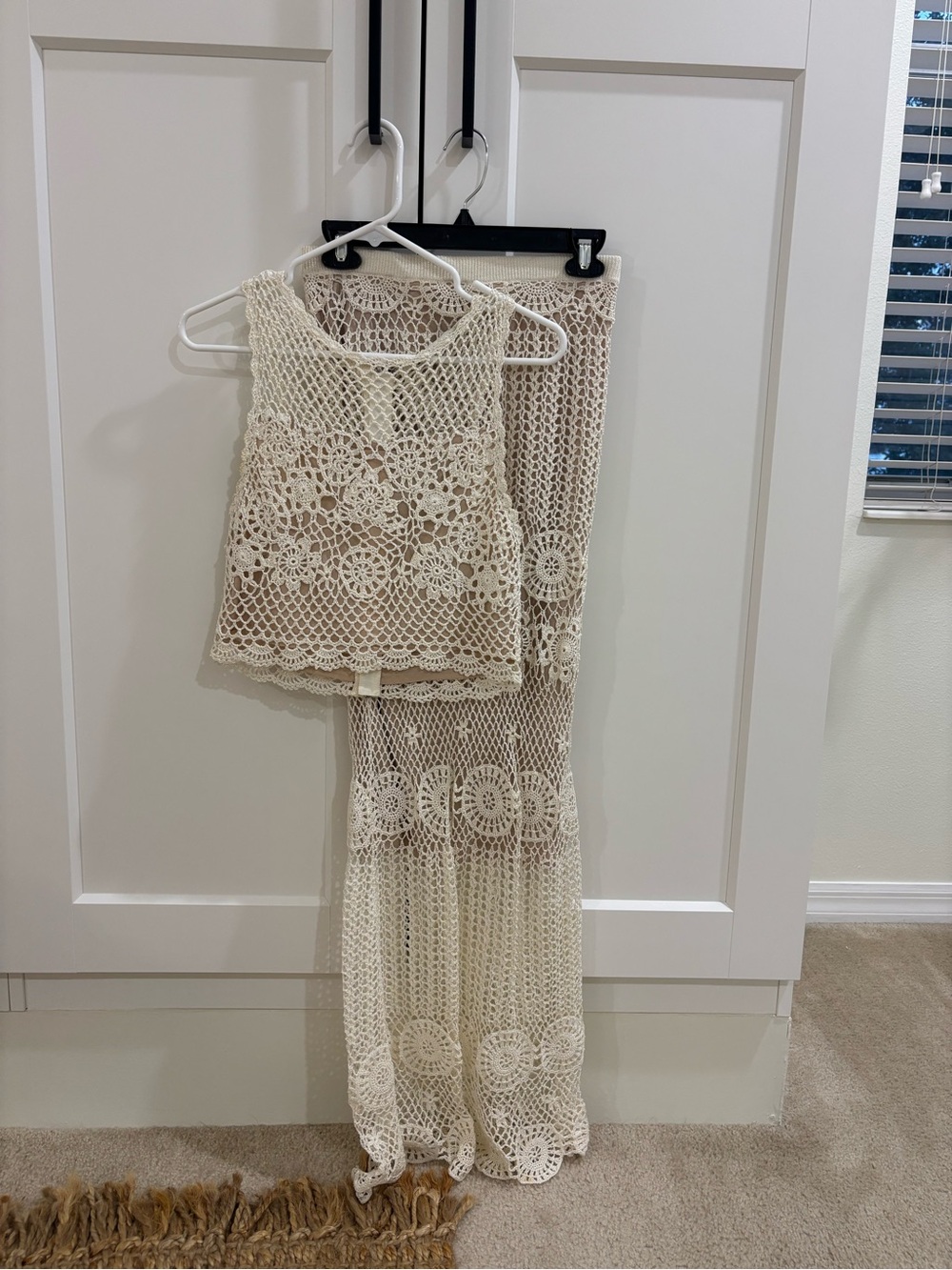 Alice and Olivia Crochet Matching Set
